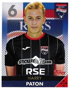 Cromo Harry Paton - Scottish Professional Football League 2021-2022 - Topps