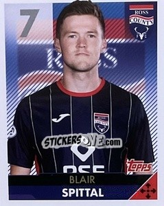 Cromo Blair Spittal - Scottish Professional Football League 2021-2022 - Topps