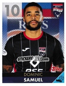 Sticker Dominic Samuel - Scottish Professional Football League 2021-2022 n. 196 - Topps