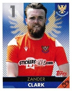 Cromo Zander Clark - Scottish Professional Football League 2021-2022 - Topps