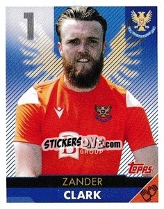 Sticker Zander Clark - Scottish Professional Football League 2021-2022 n. 204 - Topps