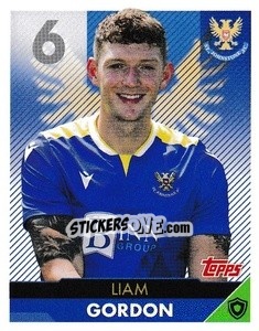 Sticker Liam Gordon - Scottish Professional Football League 2021-2022 - Topps