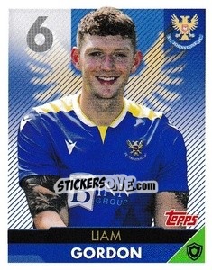 Cromo Liam Gordon - Scottish Professional Football League 2021-2022 - Topps