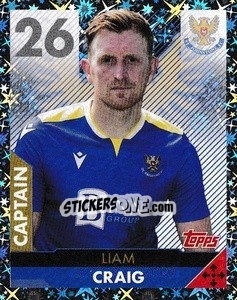 Sticker Liam Craig - Scottish Professional Football League 2021-2022 n. 212 - Topps