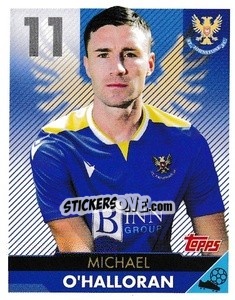 Cromo Michael O'Halloran - Scottish Professional Football League 2021-2022 - Topps