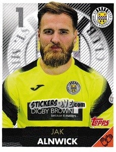 Figurina Jak Alnwick - Scottish Professional Football League 2021-2022 - Topps