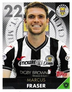 Sticker Marcus Fraser - Scottish Professional Football League 2021-2022 n. 225 - Topps
