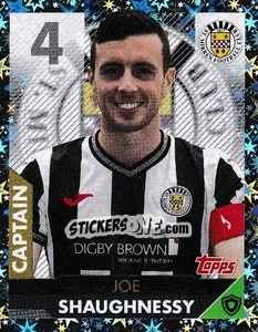 Sticker Joe Shaughnessy - Scottish Professional Football League 2021-2022 - Topps
