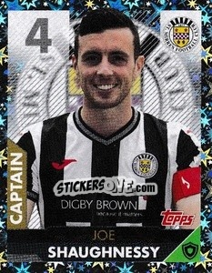 Cromo Joe Shaughnessy - Scottish Professional Football League 2021-2022 - Topps