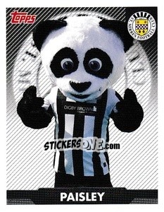 Sticker Paisley - Mascot - Scottish Professional Football League 2021-2022 - Topps