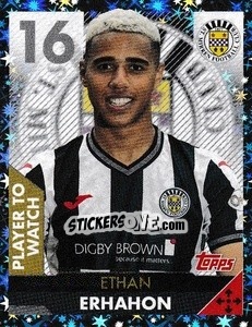 Sticker Ethan Erhahon - Scottish Professional Football League 2021-2022 - Topps