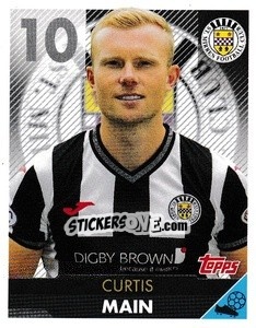 Sticker Curtis Main - Scottish Professional Football League 2021-2022 - Topps