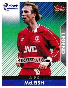 Sticker Alex McLeish (Aberdeen) - Scottish Professional Football League 2021-2022 n. 241 - Topps