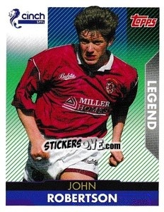 Sticker John Robertson (Heart of Midlothian) - Scottish Professional Football League 2021-2022 - Topps