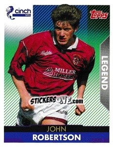 Sticker John Robertson (Heart of Midlothian) - Scottish Professional Football League 2021-2022 n. 245 - Topps