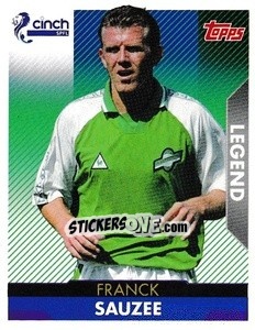 Cromo Franck Sauzee (Hibernian) - Scottish Professional Football League 2021-2022 - Topps