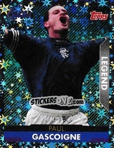 Cromo Paul Gascoigne (Rangers) - Scottish Professional Football League 2021-2022 - Topps