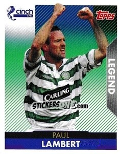 Cromo Paul Lambert (Celtic) - Scottish Professional Football League 2021-2022 - Topps