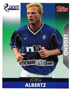 Cromo Jorg Albertz (Rangers) - Scottish Professional Football League 2021-2022 - Topps