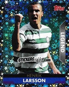 Sticker Henrik Larsson (Celtic) - Scottish Professional Football League 2021-2022 n. 256 - Topps