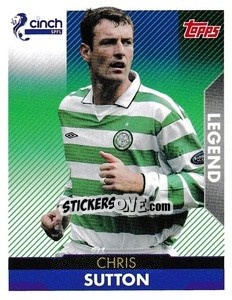 Sticker Chris Sutton (Celtic) - Scottish Professional Football League 2021-2022 - Topps