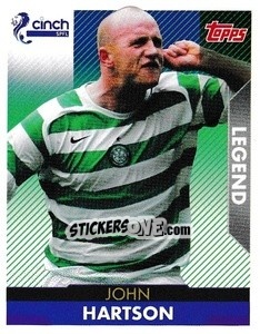 Sticker John Hartson (Celtic) - Scottish Professional Football League 2021-2022 n. 260 - Topps