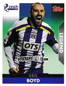 Cromo Kris Boyd (Kilmarnock) - Scottish Professional Football League 2021-2022 - Topps