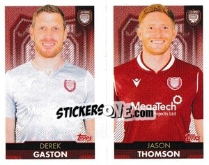 Sticker Derek Gaston / Jason Thomson - Scottish Professional Football League 2021-2022 n. 274 - Topps