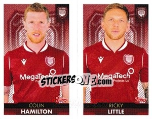 Cromo Colin Hamilton / Ricky Little - Scottish Professional Football League 2021-2022 - Topps