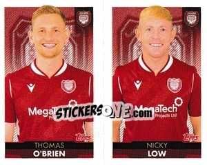 Sticker Thomas O'Brien / Nicky Low - Scottish Professional Football League 2021-2022 - Topps