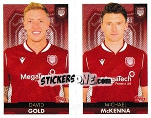 Sticker David Gold / Michael McKenna - Scottish Professional Football League 2021-2022 - Topps
