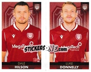 Cromo Dale Hilson / Luke Donnelly - Scottish Professional Football League 2021-2022 - Topps