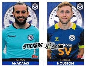 Figurina Aidan McAdams / Jordan Houston - Scottish Professional Football League 2021-2022 - Topps