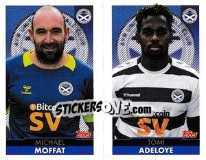 Sticker Michael Moffat / Tomi Adeloye - Scottish Professional Football League 2021-2022 - Topps