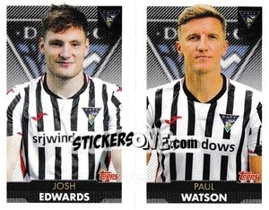 Sticker Josh Edwards / Paul Watson - Scottish Professional Football League 2021-2022 - Topps