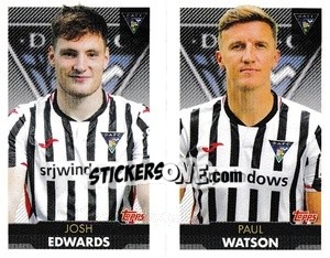 Cromo Josh Edwards / Paul Watson - Scottish Professional Football League 2021-2022 - Topps