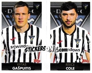 Sticker Vytas Gaspuitis / Reece Cole - Scottish Professional Football League 2021-2022 n. 294 - Topps