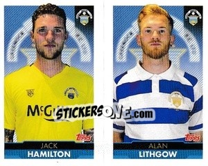 Sticker Jack Hamilton / Alan Lithgow - Scottish Professional Football League 2021-2022 - Topps