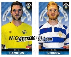 Sticker Jack Hamilton / Alan Lithgow - Scottish Professional Football League 2021-2022 n. 301 - Topps