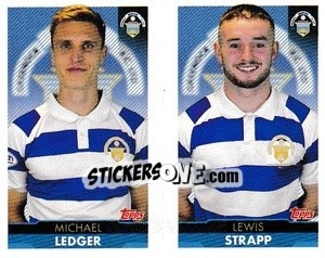 Figurina Michael Ledger / Lewis Strapp - Scottish Professional Football League 2021-2022 n. 302 - Topps