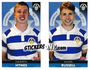 Sticker Darren Hynes / Mark Russell - Scottish Professional Football League 2021-2022 n. 303 - Topps