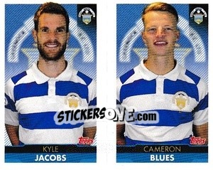 Cromo Kyle Jacobs / Cameron Blues - Scottish Professional Football League 2021-2022 - Topps