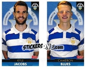 Figurina Kyle Jacobs / Cameron Blues - Scottish Professional Football League 2021-2022 n. 304 - Topps