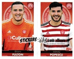 Cromo Ryan Fulton / Mihai Popescu - Scottish Professional Football League 2021-2022 - Topps