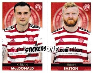 Figurina Kieran MacDonald / Brian Easton - Scottish Professional Football League 2021-2022 - Topps