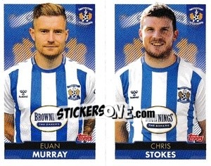 Figurina Euan Murray / Chris Stokes - Scottish Professional Football League 2021-2022 n. 329 - Topps