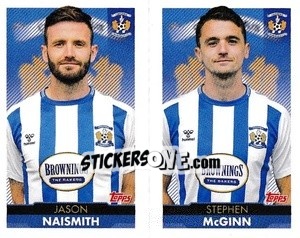 Sticker Jason Naismith / Stephen McGinn - Scottish Professional Football League 2021-2022 - Topps