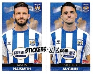 Sticker Jason Naismith / Stephen McGinn - Scottish Professional Football League 2021-2022 n. 330 - Topps