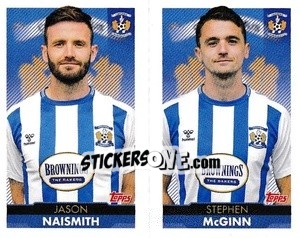 Cromo Jason Naismith / Stephen McGinn - Scottish Professional Football League 2021-2022 - Topps