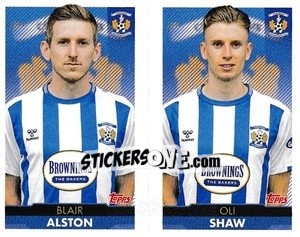 Sticker Blair Alston / Oli Shaw - Scottish Professional Football League 2021-2022 n. 332 - Topps